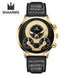 Relógio de Luxo SHAARMS Gold and Black